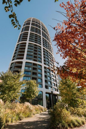SKAU Green Residence in Sky Park 22 floor 1 Tower Panoramic View Free Parking